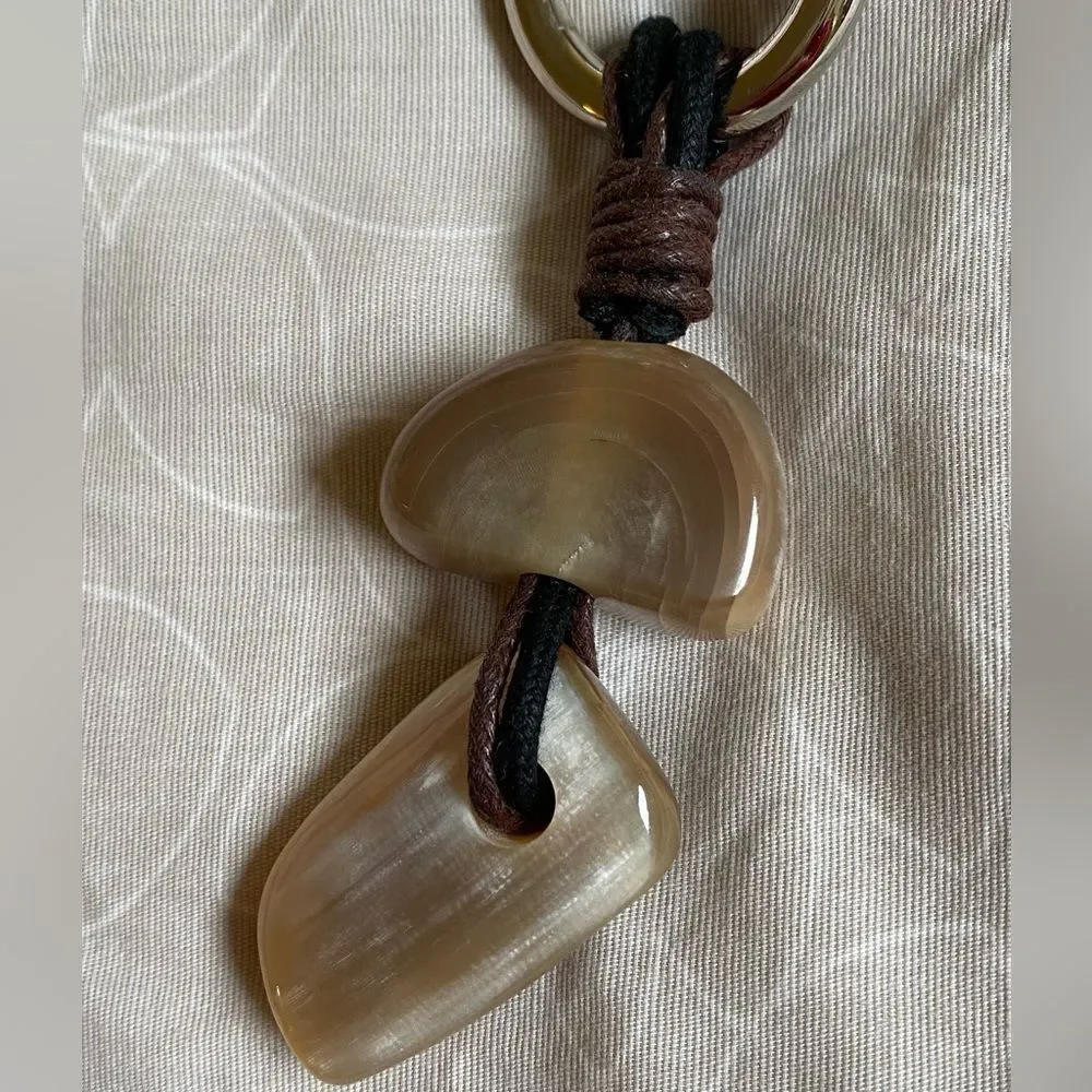 NEW Eco-Friendly Key Chain Handmade South American Artisans Unisex Neutral Gift